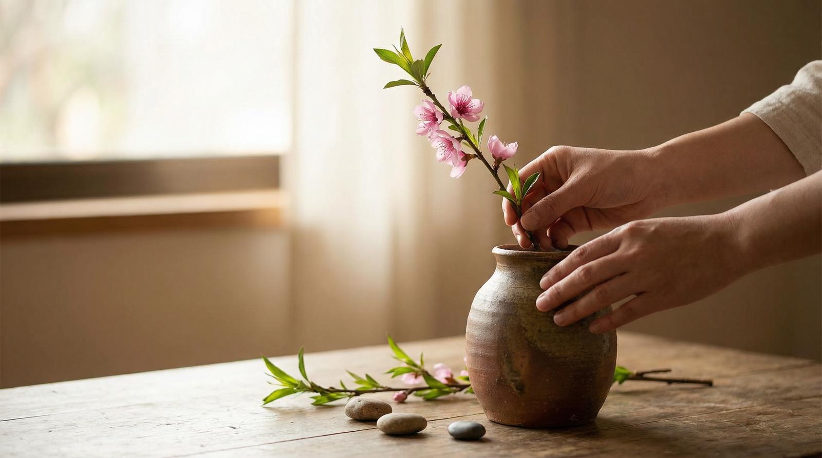 蘑菇视频花道艺术：插花视频教程场景